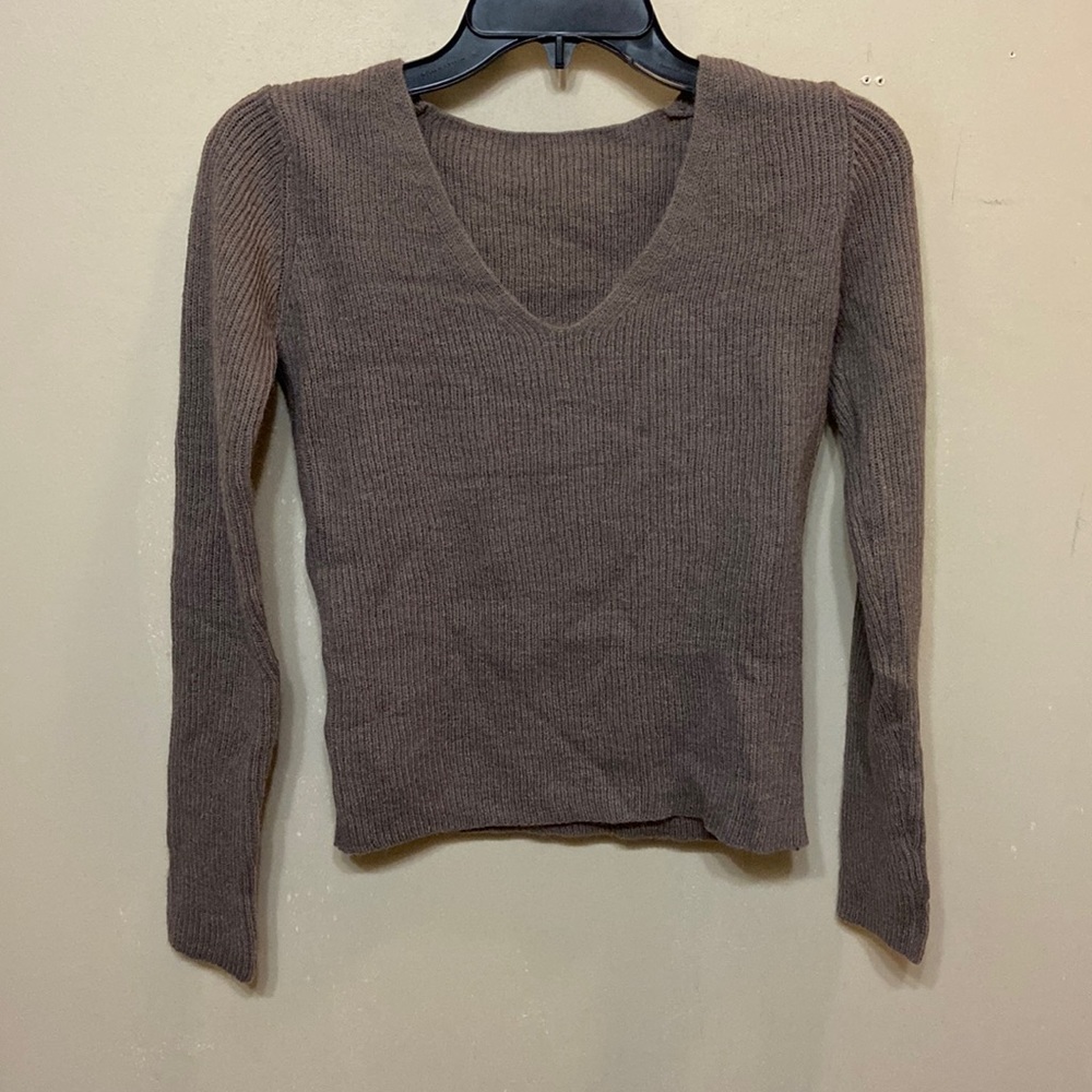 Brown sweater